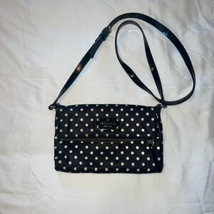 Kate Spade Black and White Polka Dot Crossbody